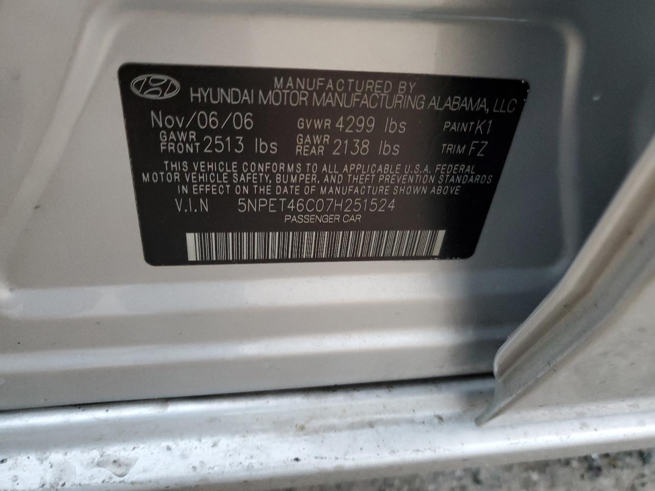 2007 Hyundai Sonata - Image 13