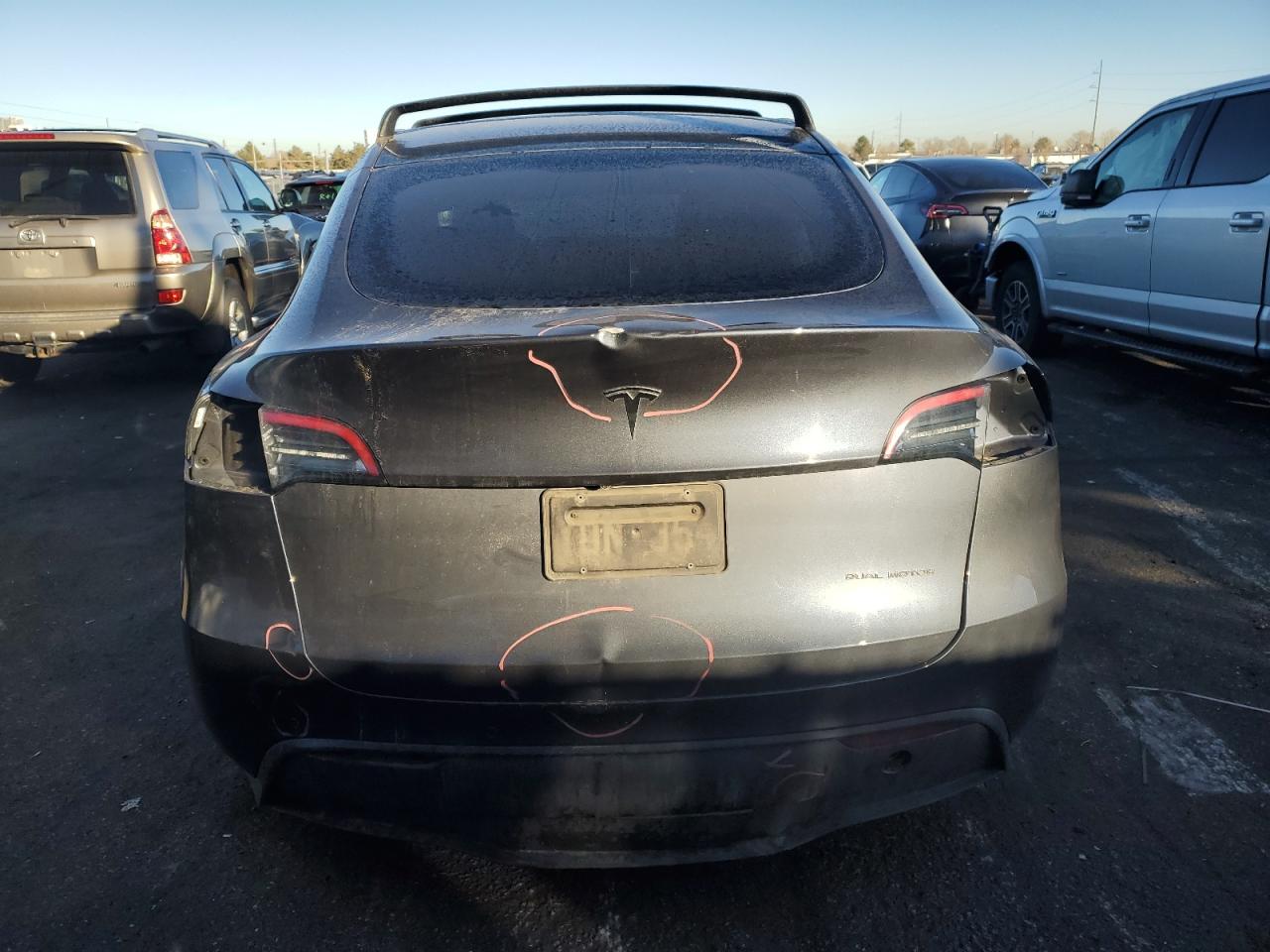 2020 Tesla Model Y VIN: 5YJYGDEE7LF057635 Lot: 83680464