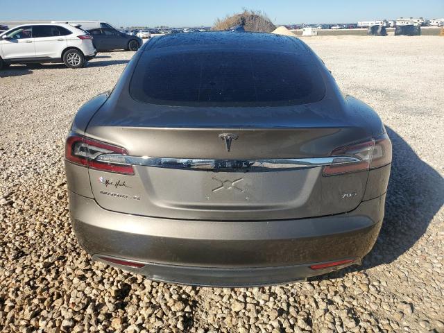  TESLA MODEL S 2015 tan