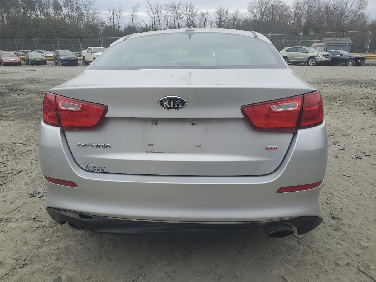 VIN 5XXGM4A79EG286877 2014 KIA OPTIMA no.6