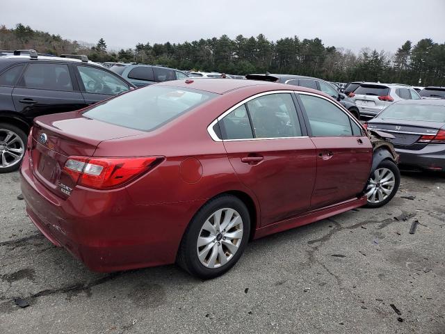  SUBARU LEGACY 2015 Червоний