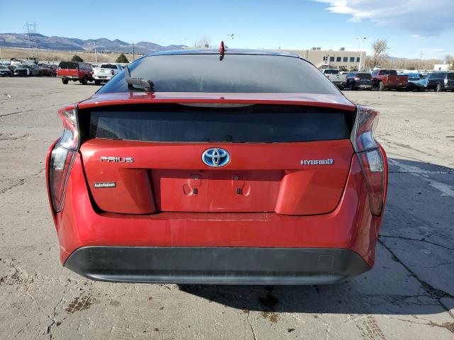  TOYOTA PRIUS 2016 Czerwony