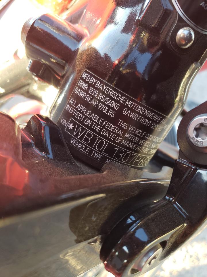 2023 BMW R18 VIN: WB10L1307P6G67700 Lot: 82640154