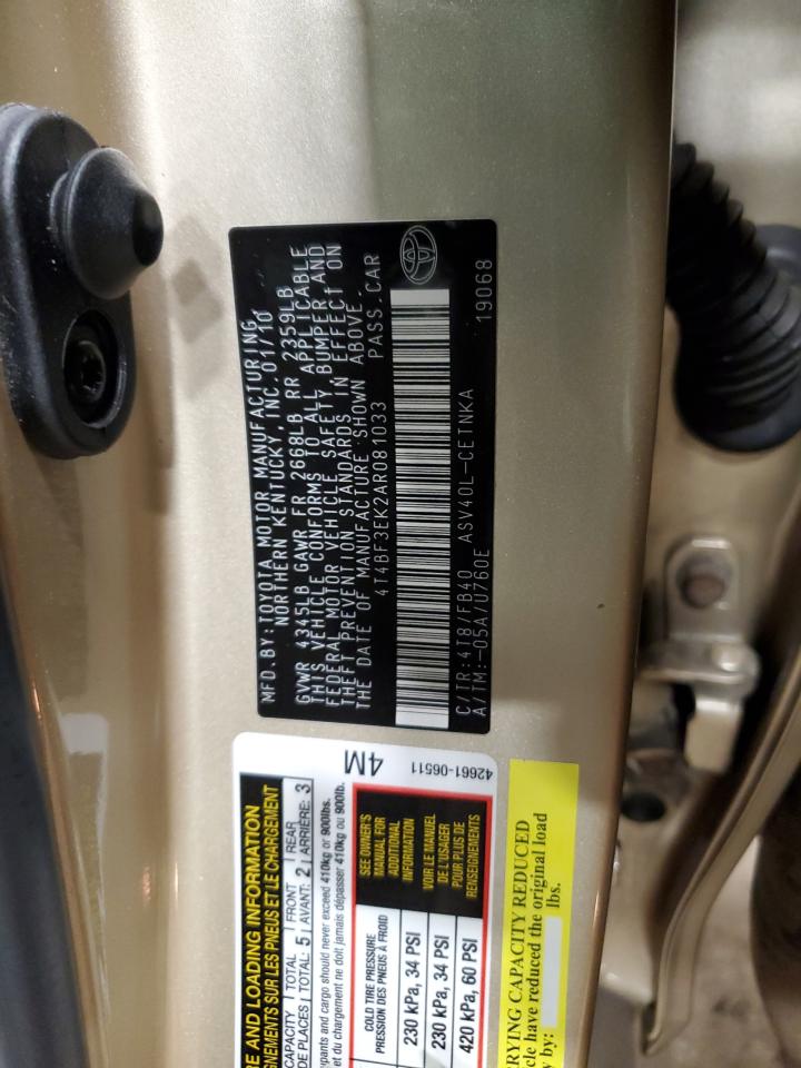 2010 Toyota Camry - Image 12
