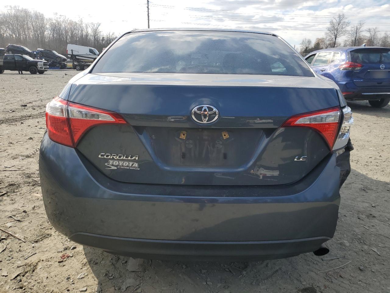 VIN 2T1BURHE9GC720849 2016 TOYOTA COROLLA no.6