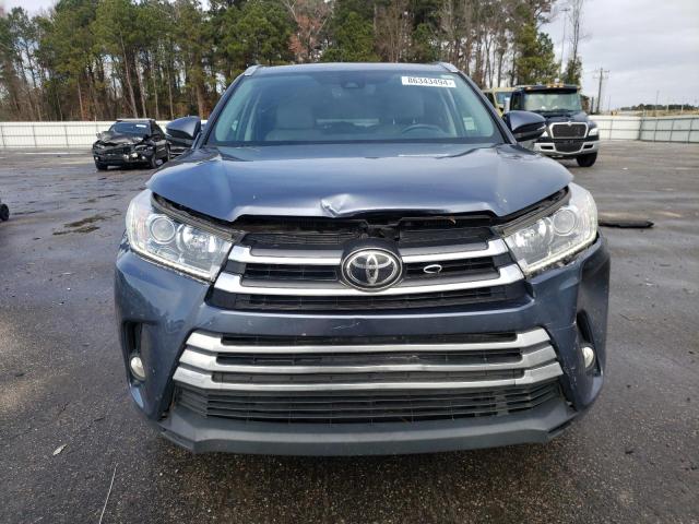  TOYOTA HIGHLANDER 2017 Blue