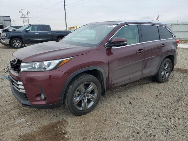  TOYOTA HIGHLANDER 2017 Bordowy