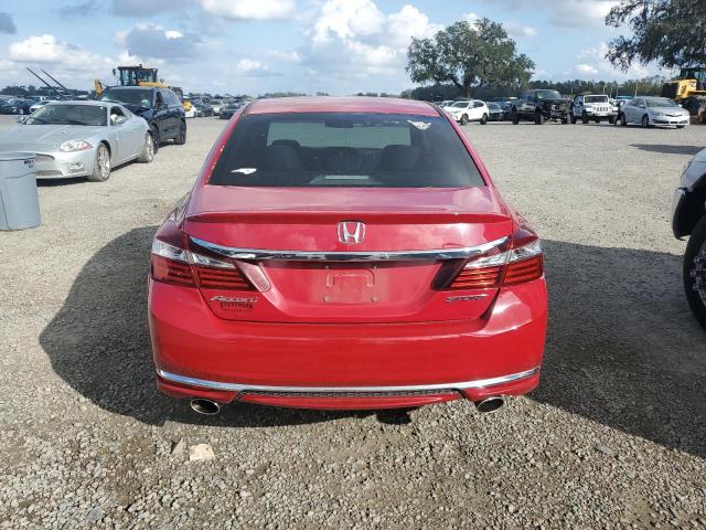  HONDA ACCORD 2016 Czerwony