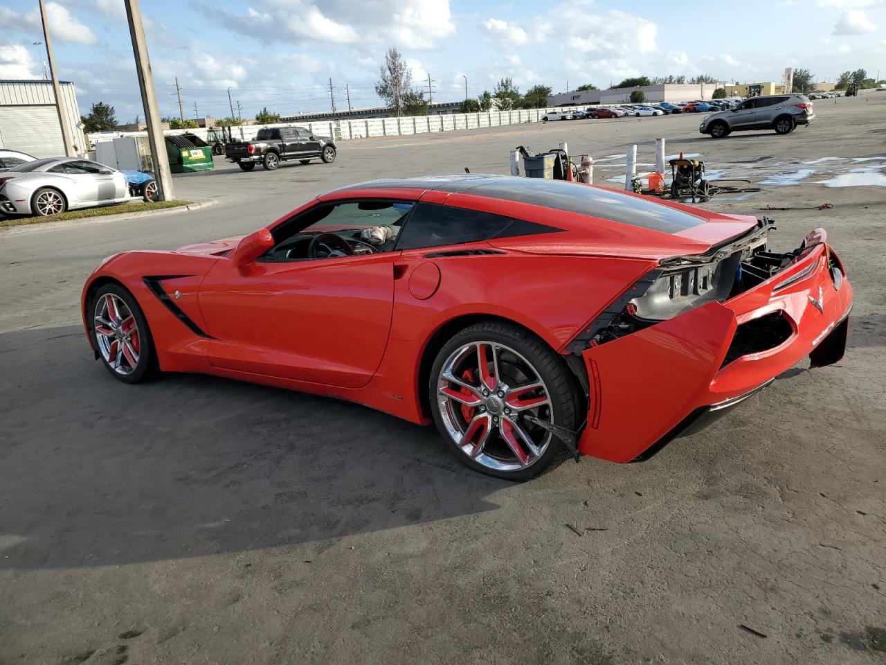 VIN 1G1YM2D77E5127423 2014 CHEVROLET CORVETTE no.2