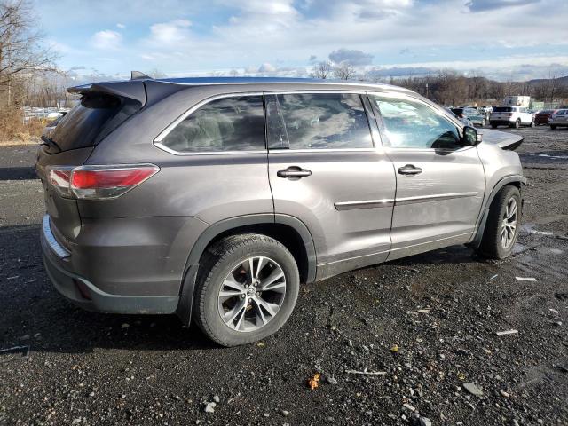  TOYOTA HIGHLANDER 2016 Сірий