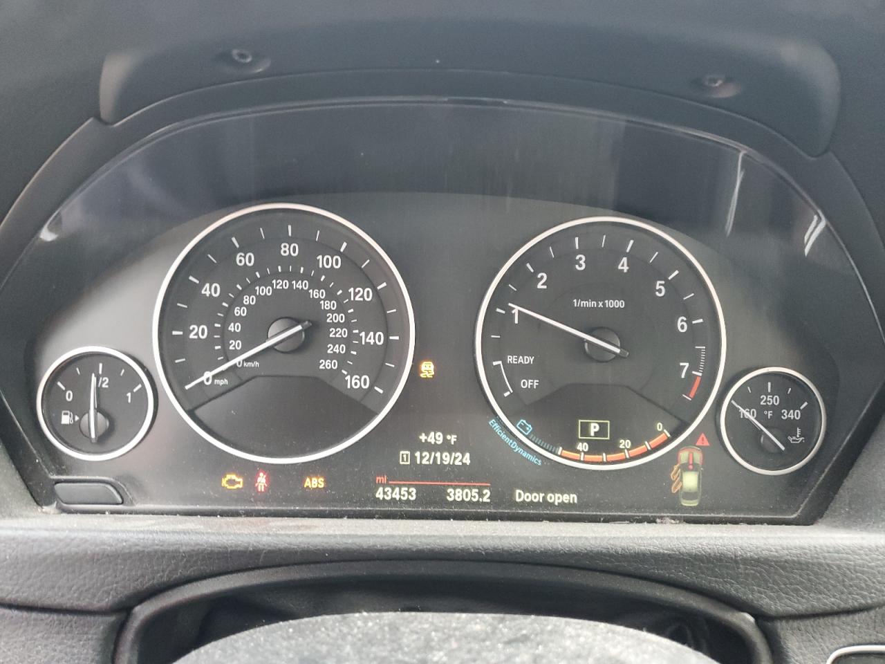 2015 BMW 328 I VIN: WBA3A5C51FP604300 Lot: 85441054