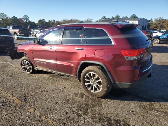  JEEP GRAND CHER 2016 Burgundy