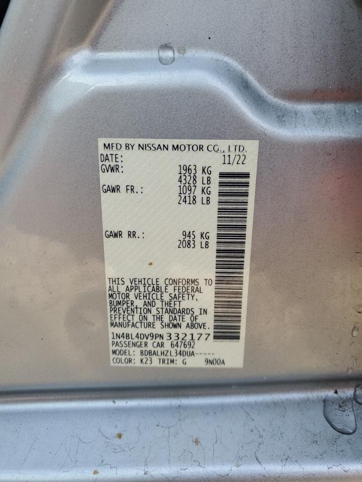 VIN 1N4BL4DV9PN332177 2023 NISSAN ALTIMA no.13