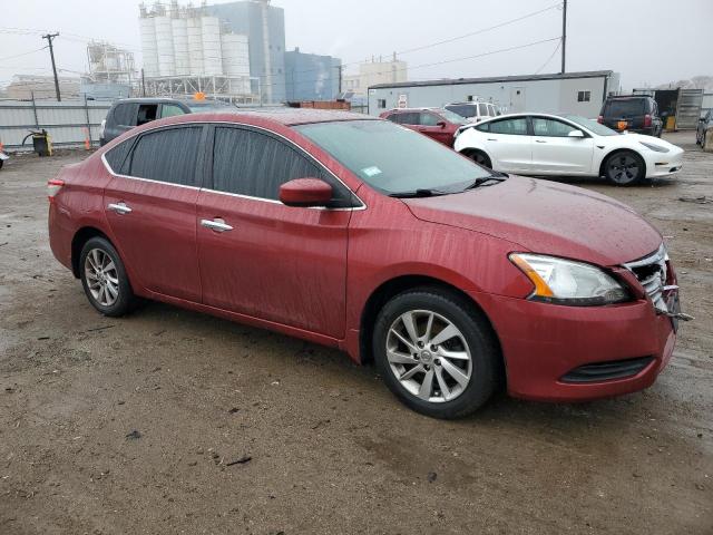  NISSAN SENTRA 2015 Czerwony