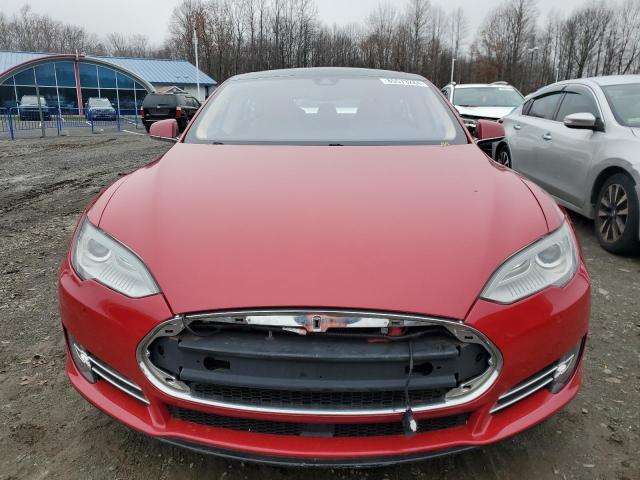 Hatchbacks TESLA MODEL S 2015 Red