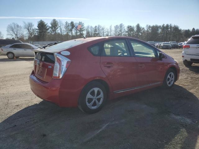  TOYOTA PRIUS 2012 Red