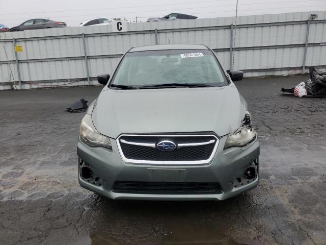  SUBARU IMPREZA 2015 Green