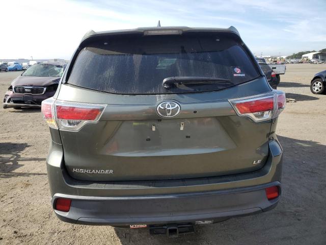  TOYOTA HIGHLANDER 2015 Zielony