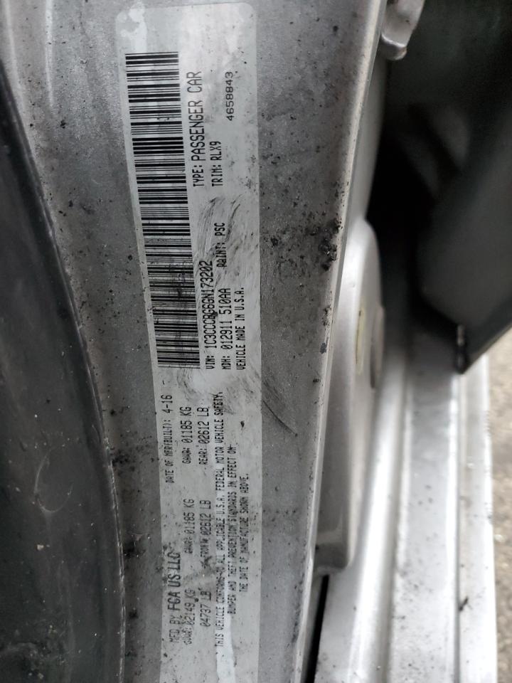 2016 Chrysler 200 S VIN: 1C3CCCBG6GN173202 Lot: 86718964