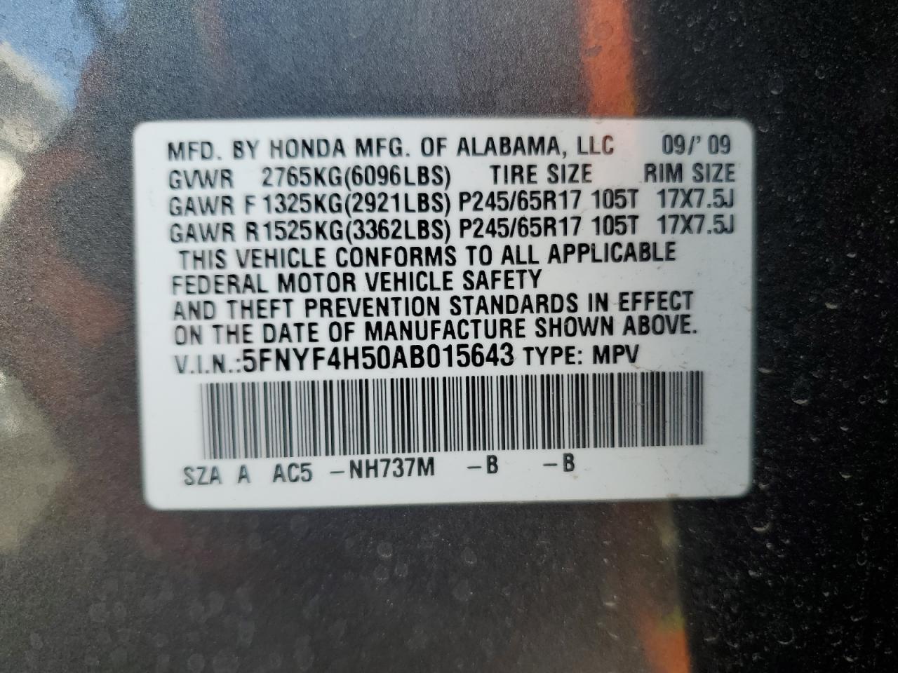 2010 Honda Pilot - Image 15