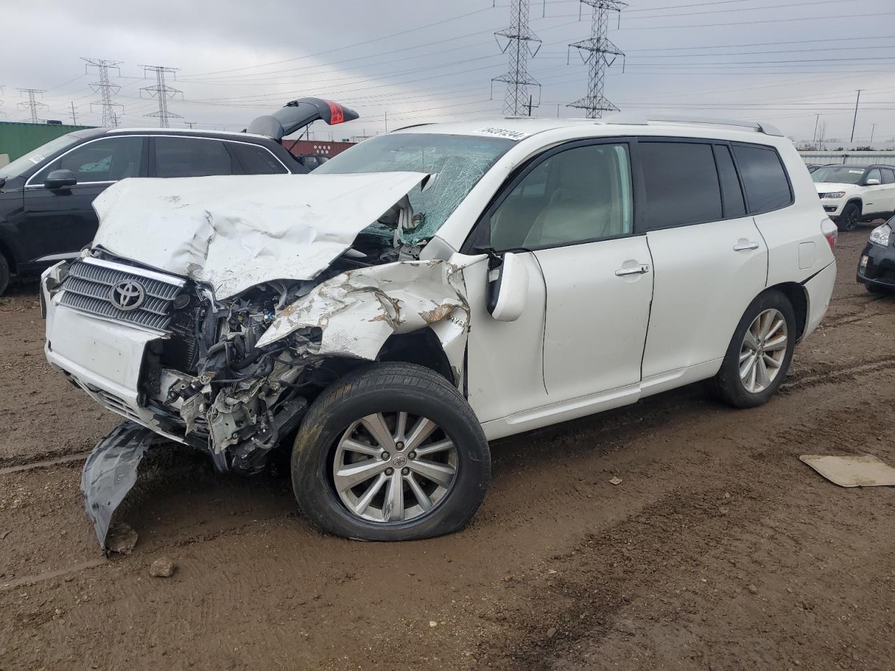 2008 Toyota Highlander Hybrid Limited de vânzare în Elgin, IL - Front End