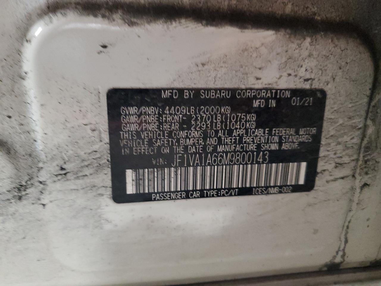 2021 Subaru WRX - Image 12