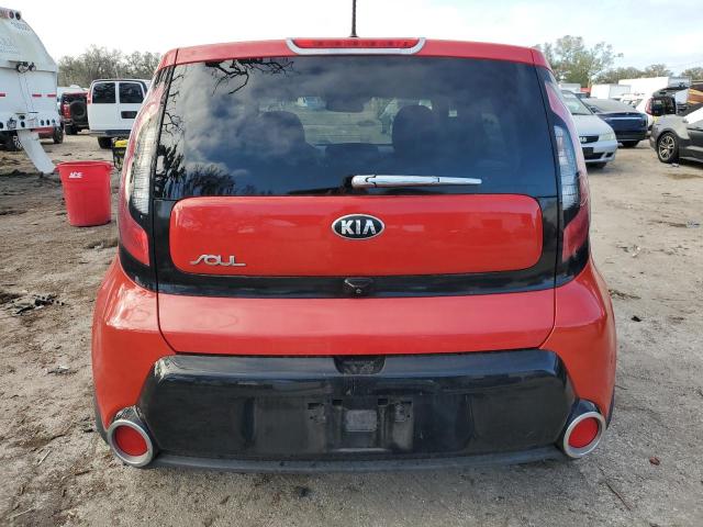  KIA SOUL 2016 Czerwony