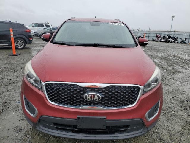  KIA SORENTO 2017 Red