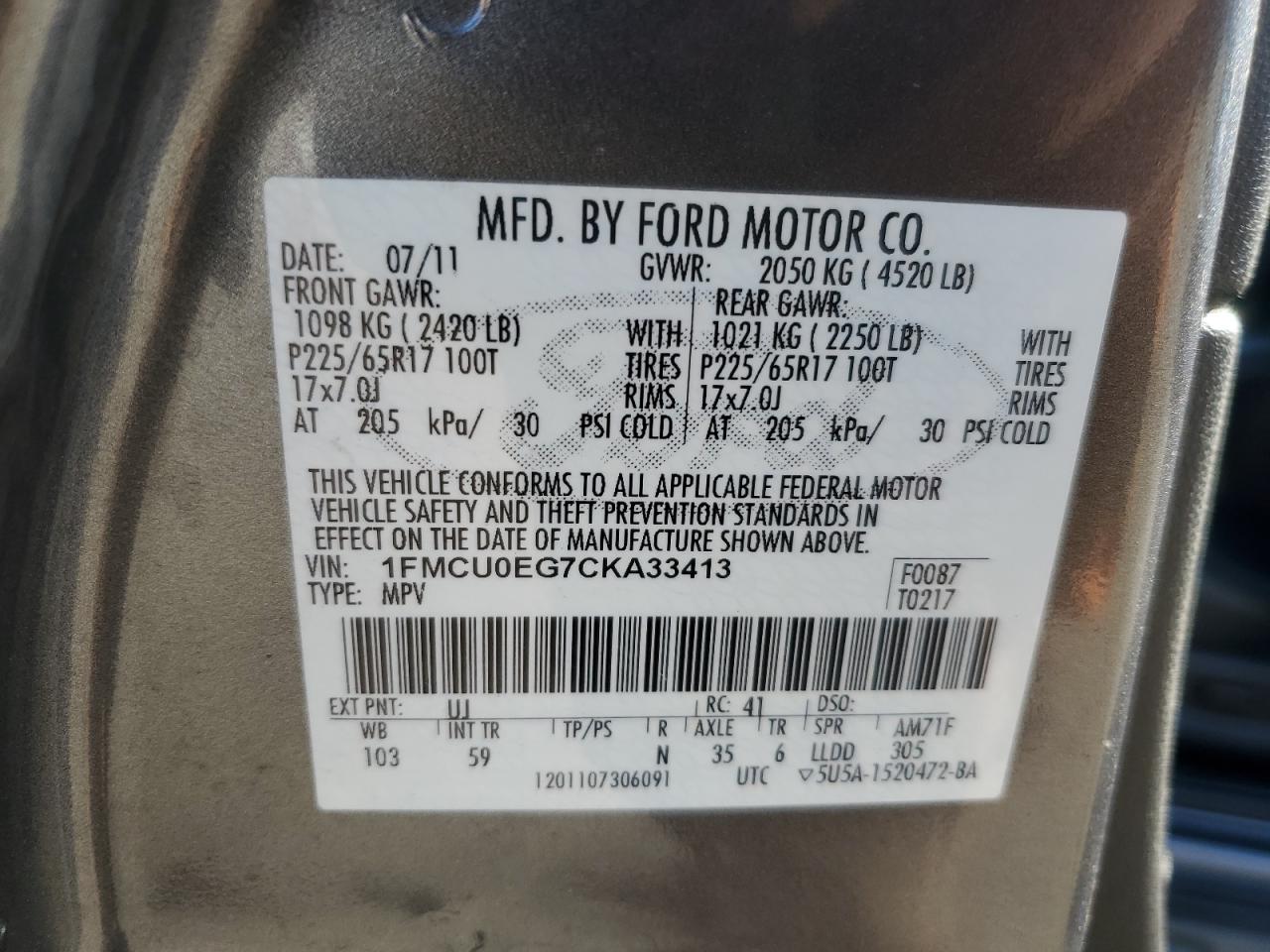 2012 Ford Escape - Image 13