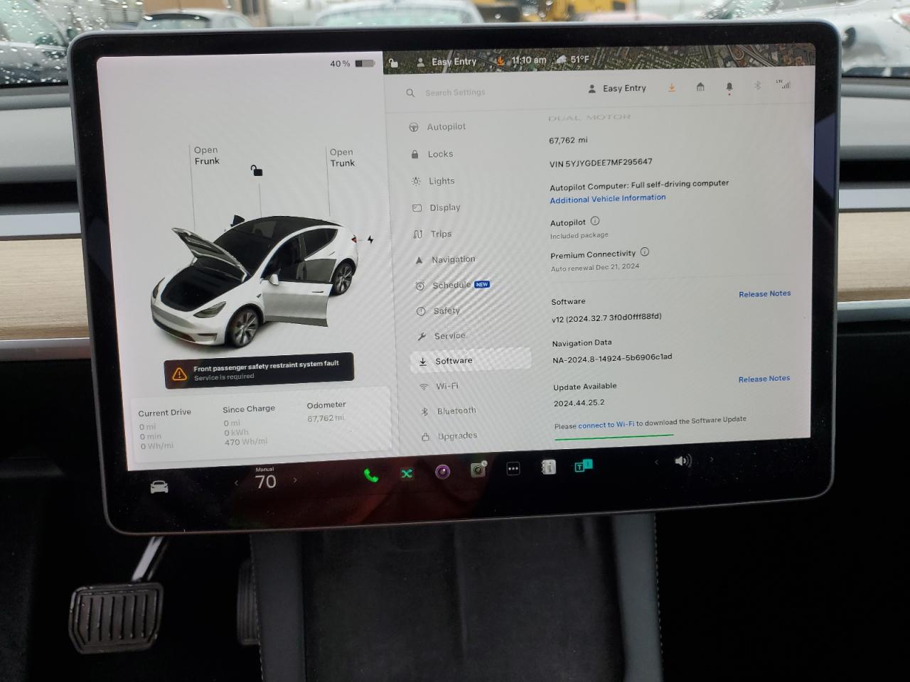 VIN 5YJYGDEE7MF295647 2021 TESLA MODEL Y no.9