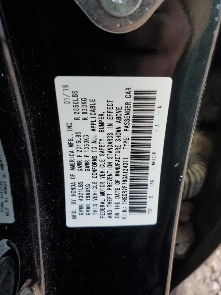 VIN 1HGCR2F79GA124311 2016 HONDA ACCORD no.12