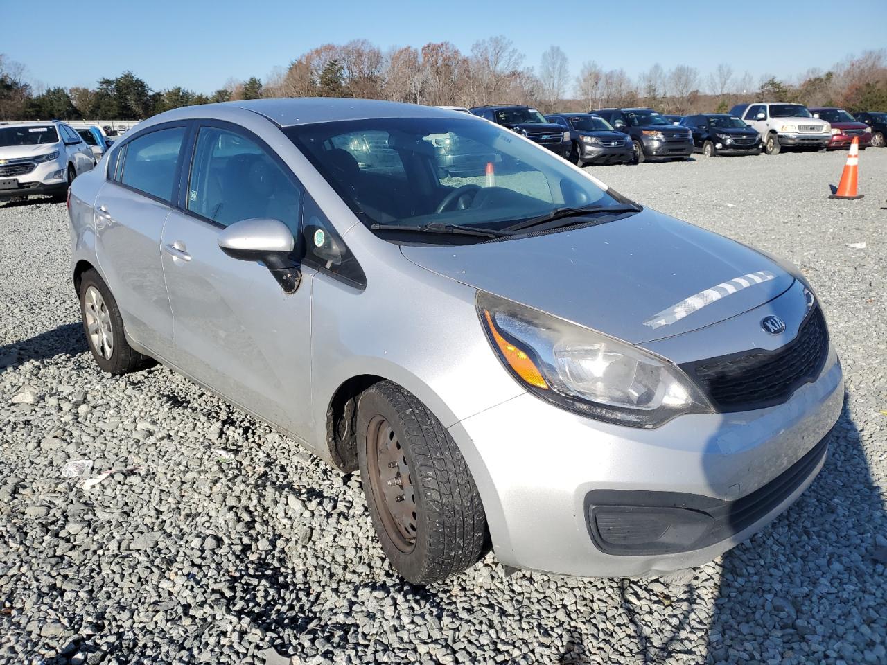 VIN KNADM4A34E6363277 2014 KIA RIO no.4