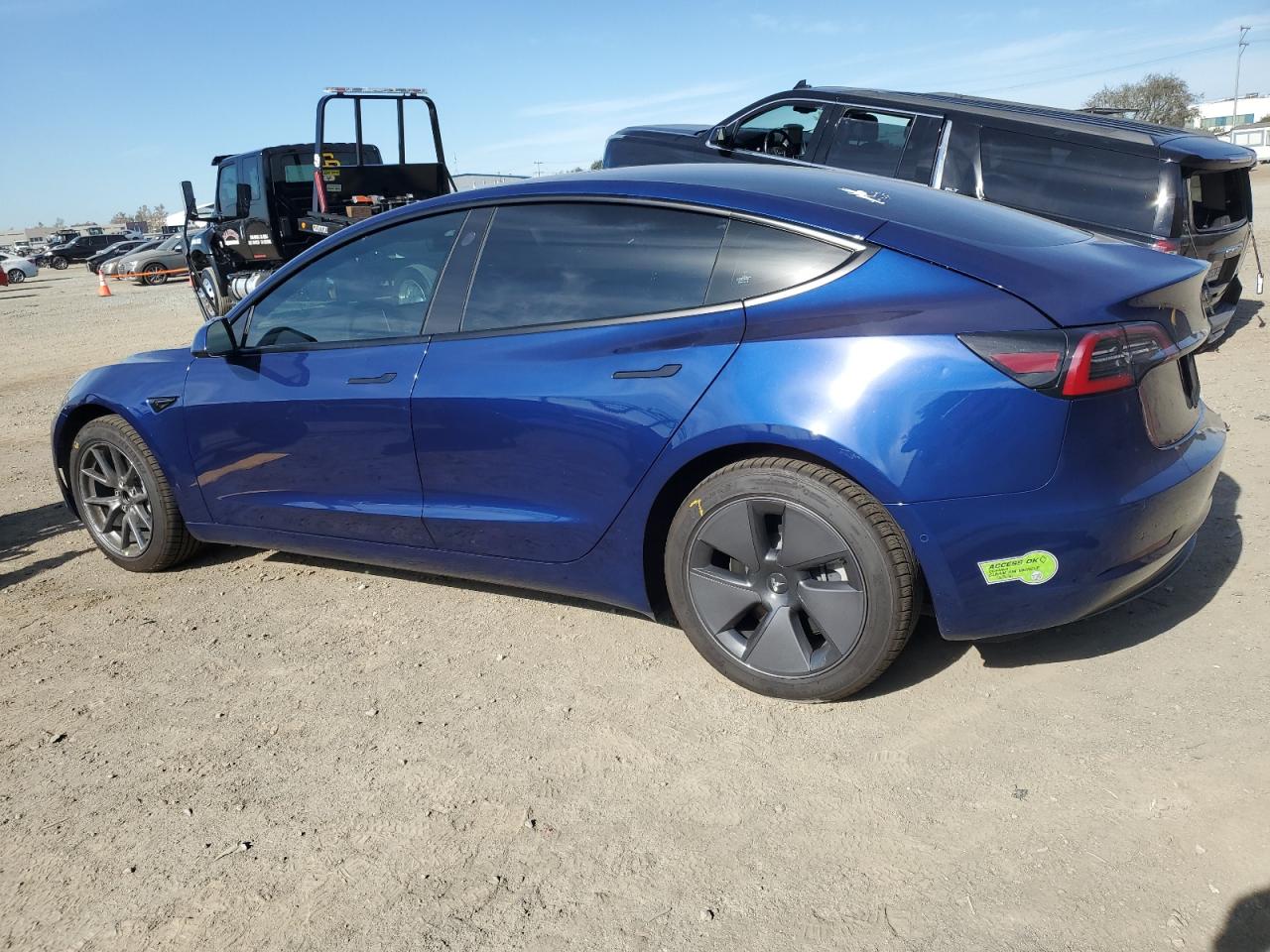 VIN 5YJ3E1EA2NF351474 2022 TESLA MODEL 3 no.2