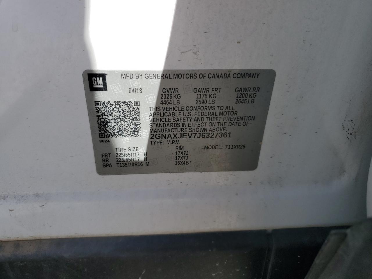 2018 Chevrolet Equinox - Image 12