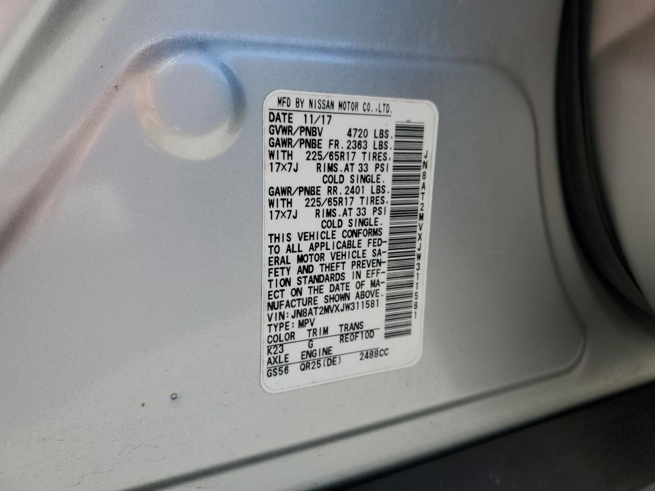 2018 Nissan Rogue - Image 13