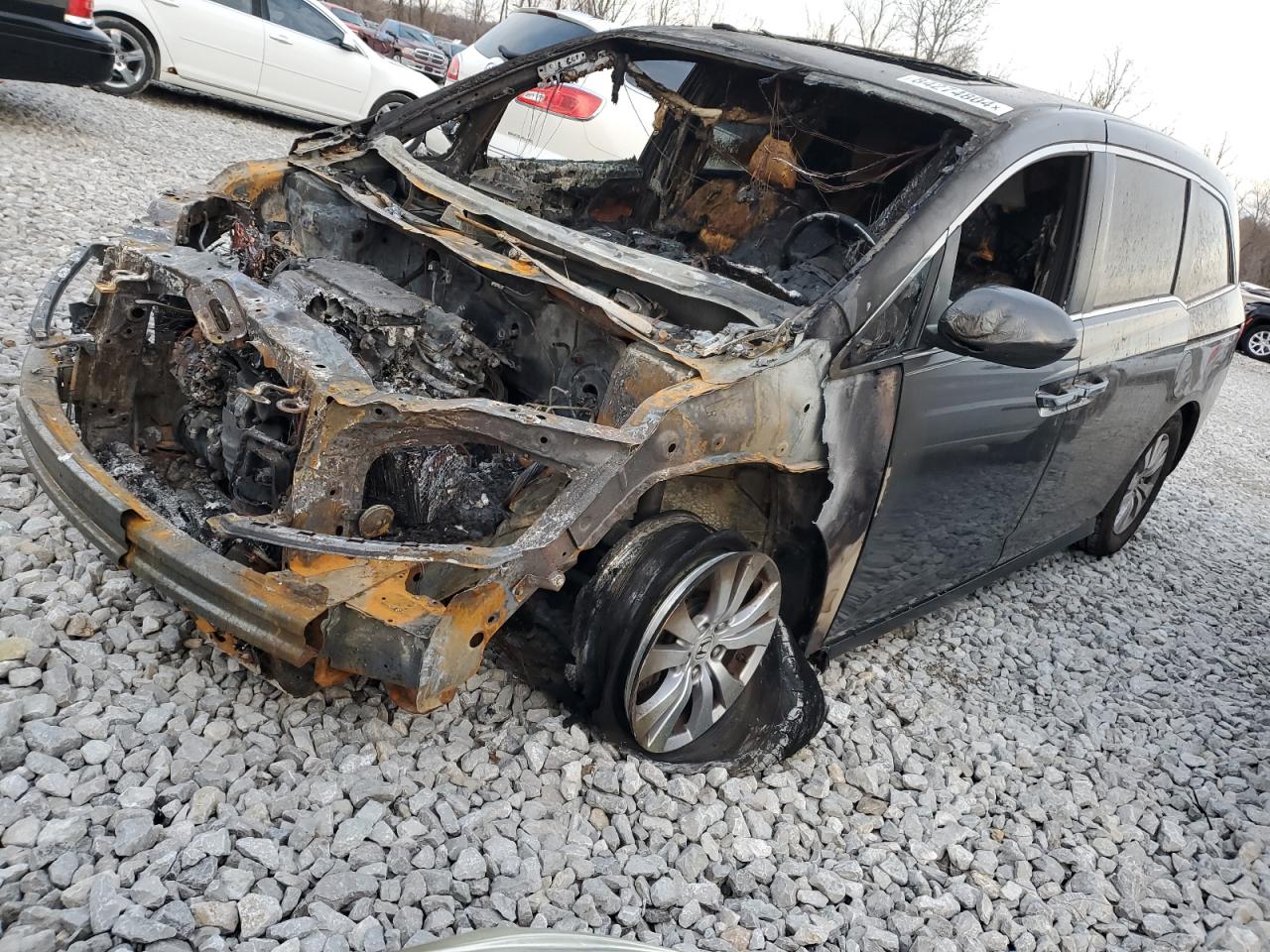 2015 Honda Odyssey Exl за продажба в Cahokia Heights, IL - Burn
