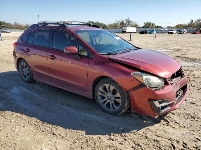  SUBARU IMPREZA 2015 Red