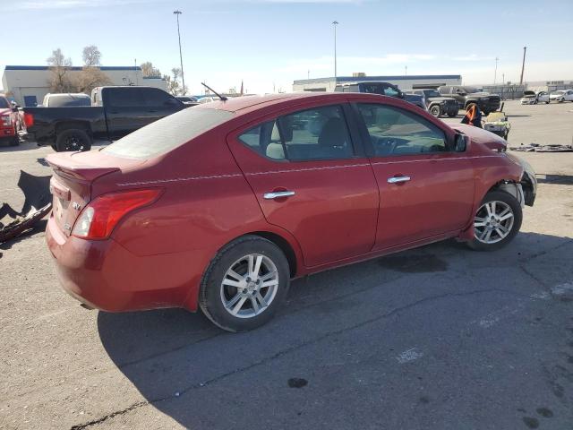  NISSAN VERSA 2014 Красный