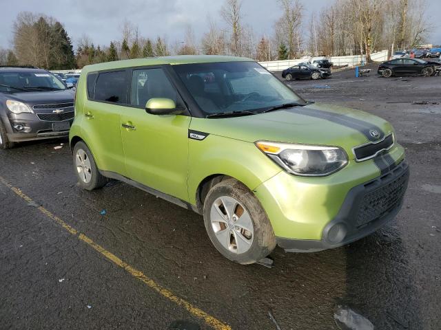  KIA SOUL 2015 Зелений