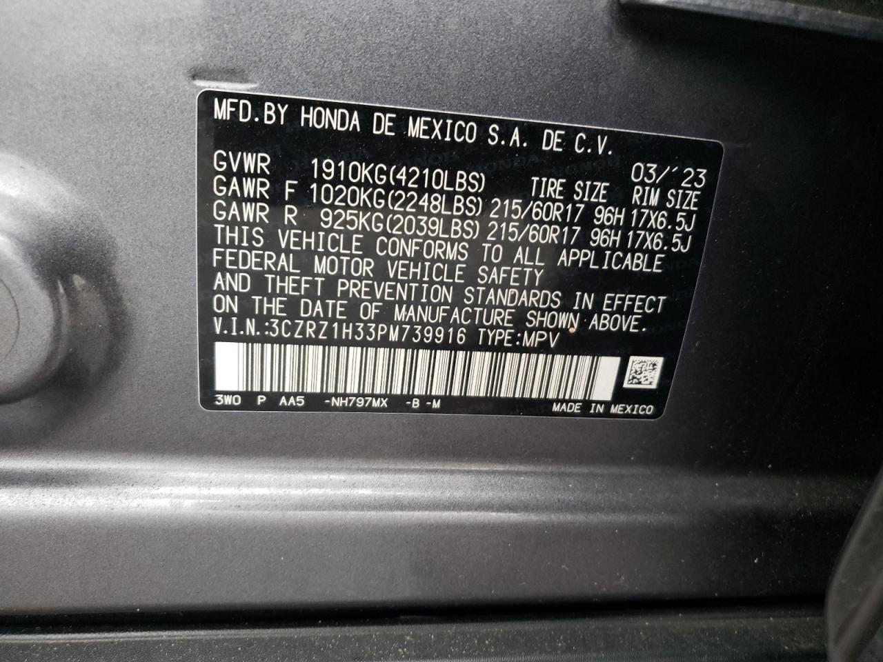 2023 Honda HR-V - Image 13