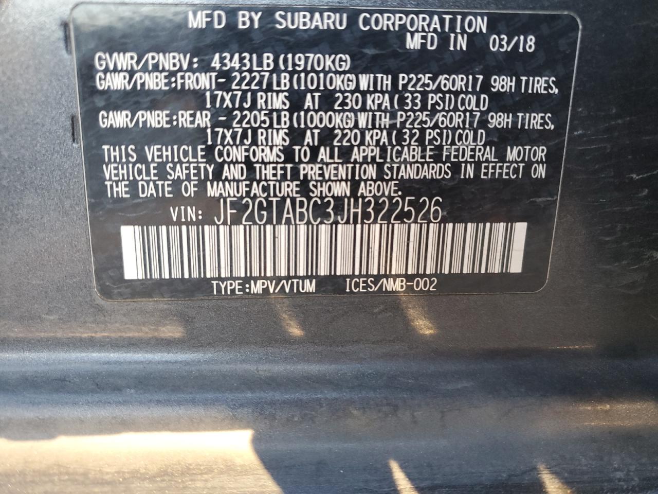 2018 Subaru XV - Image 13