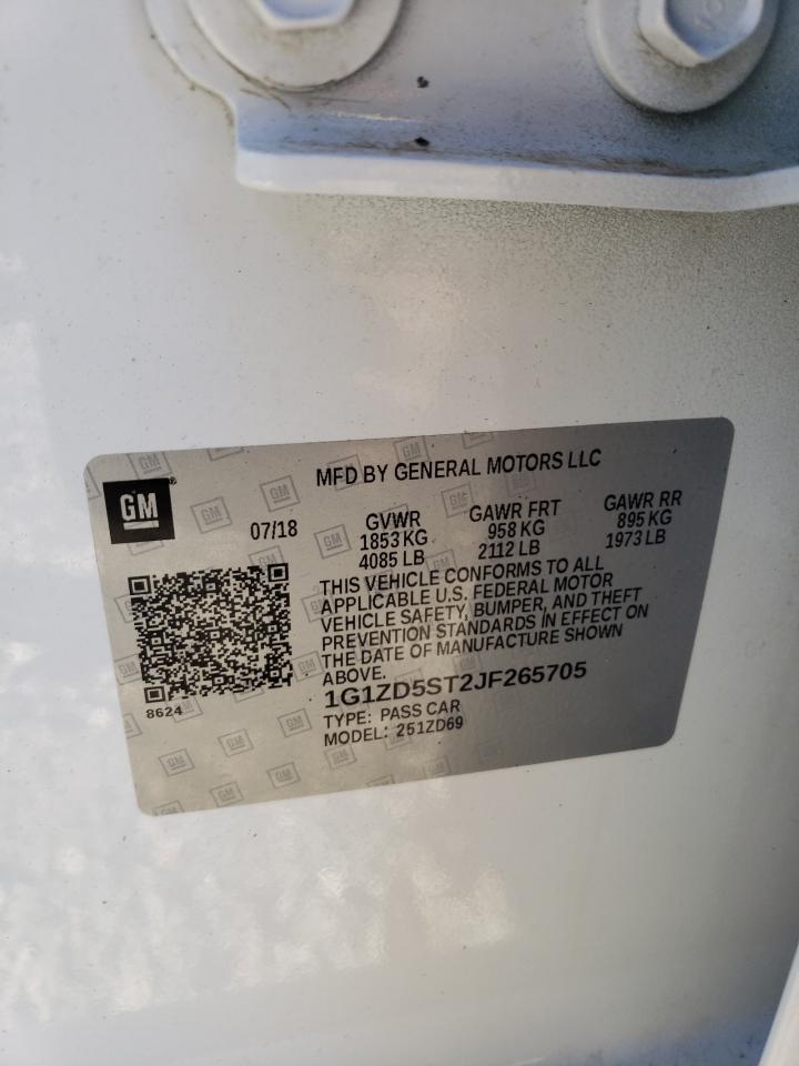 1G1ZD5ST2JF265705 2018 CHEVROLET MALIBU - Image 12
