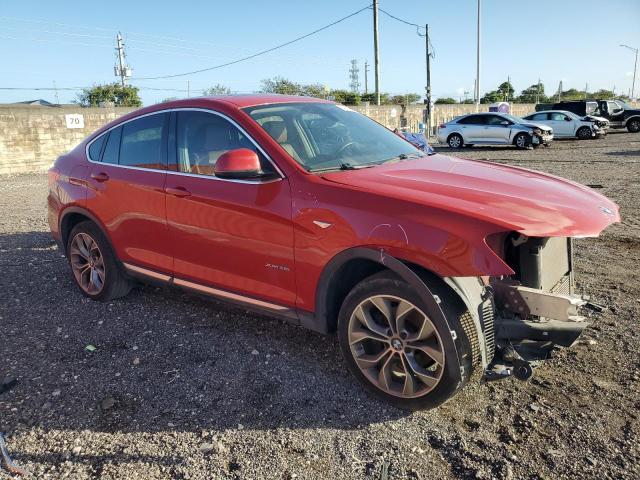  BMW X4 2015 Червоний