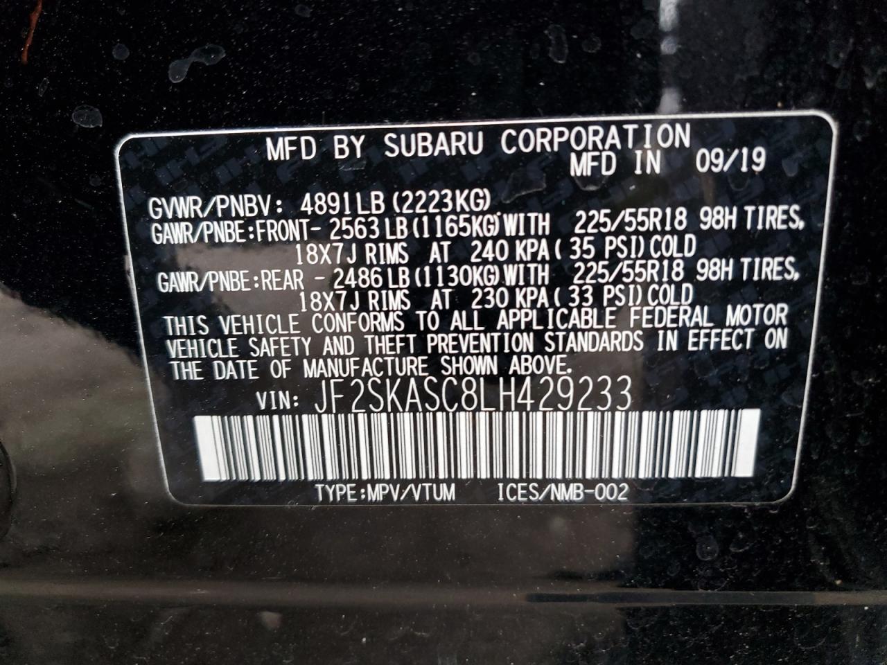 2020 Subaru Forester - Image 15