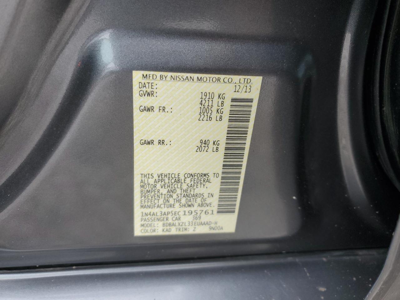 2014 Nissan Altima - Image 12