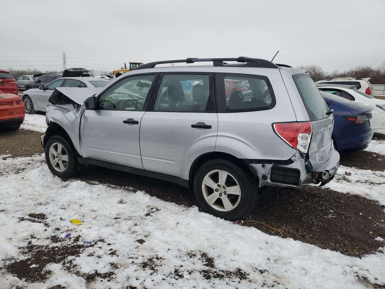 2013 Subaru Forester 2.5X silver null gas JF2SHABCXDG424069 photo #3