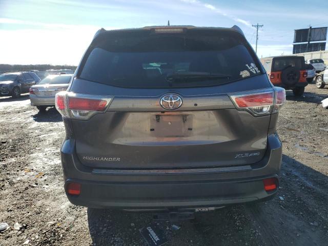  TOYOTA HIGHLANDER 2016 Szary