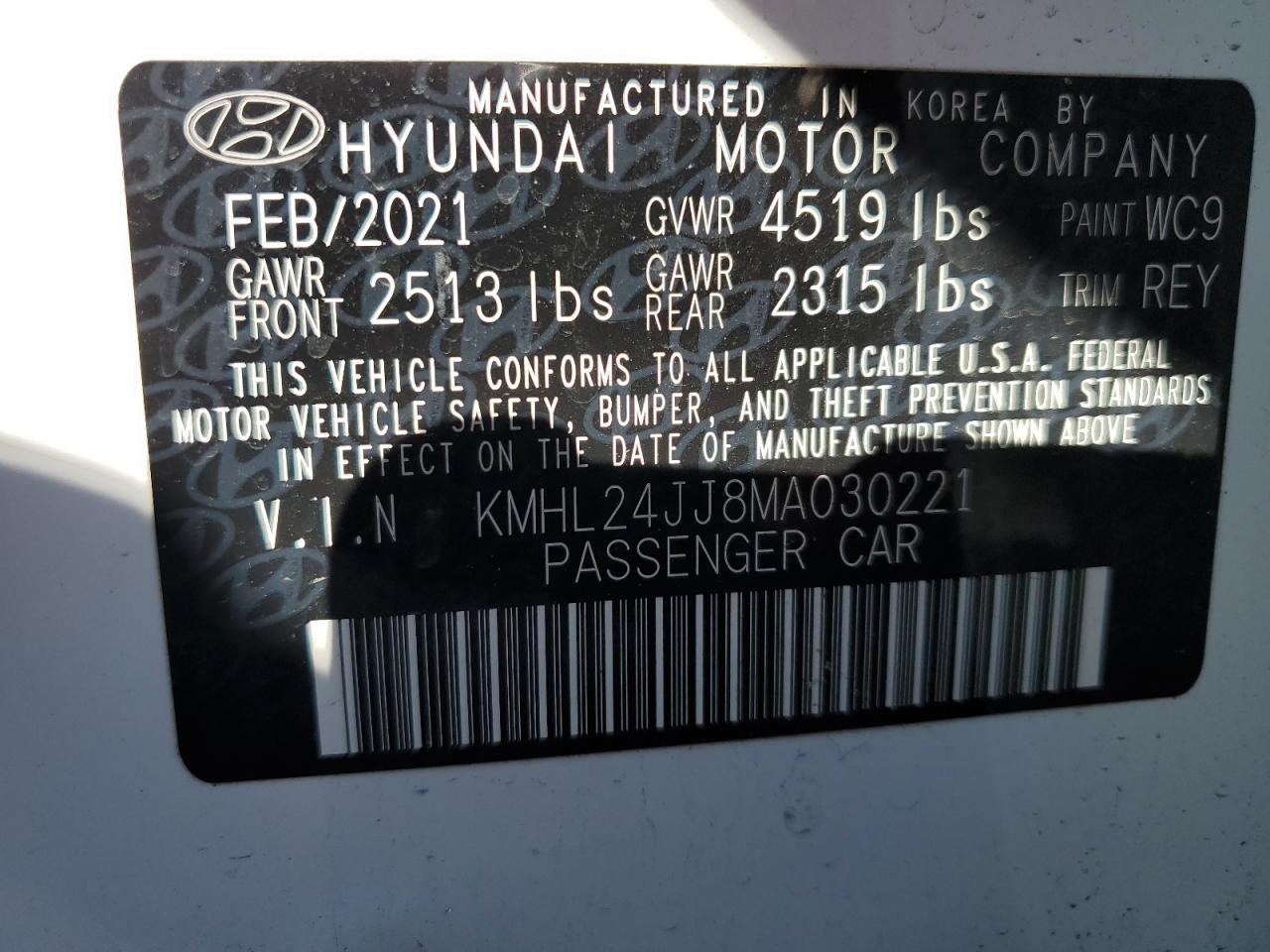 2021 Hyundai Sonata - Image 13