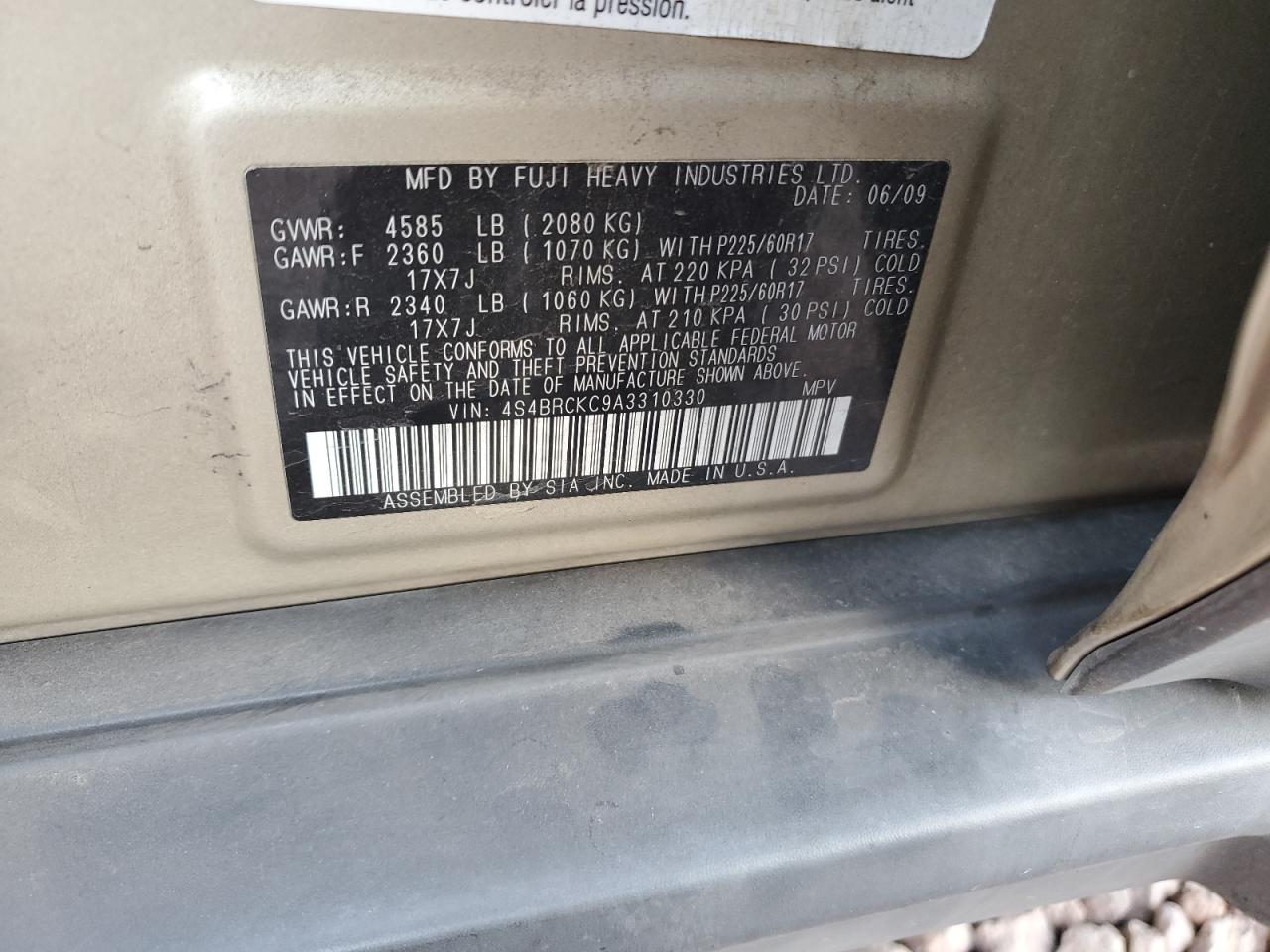 2010 Subaru Outback - Image 13