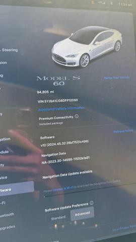 Хэтчбеки TESLA MODEL S 2013 Белый